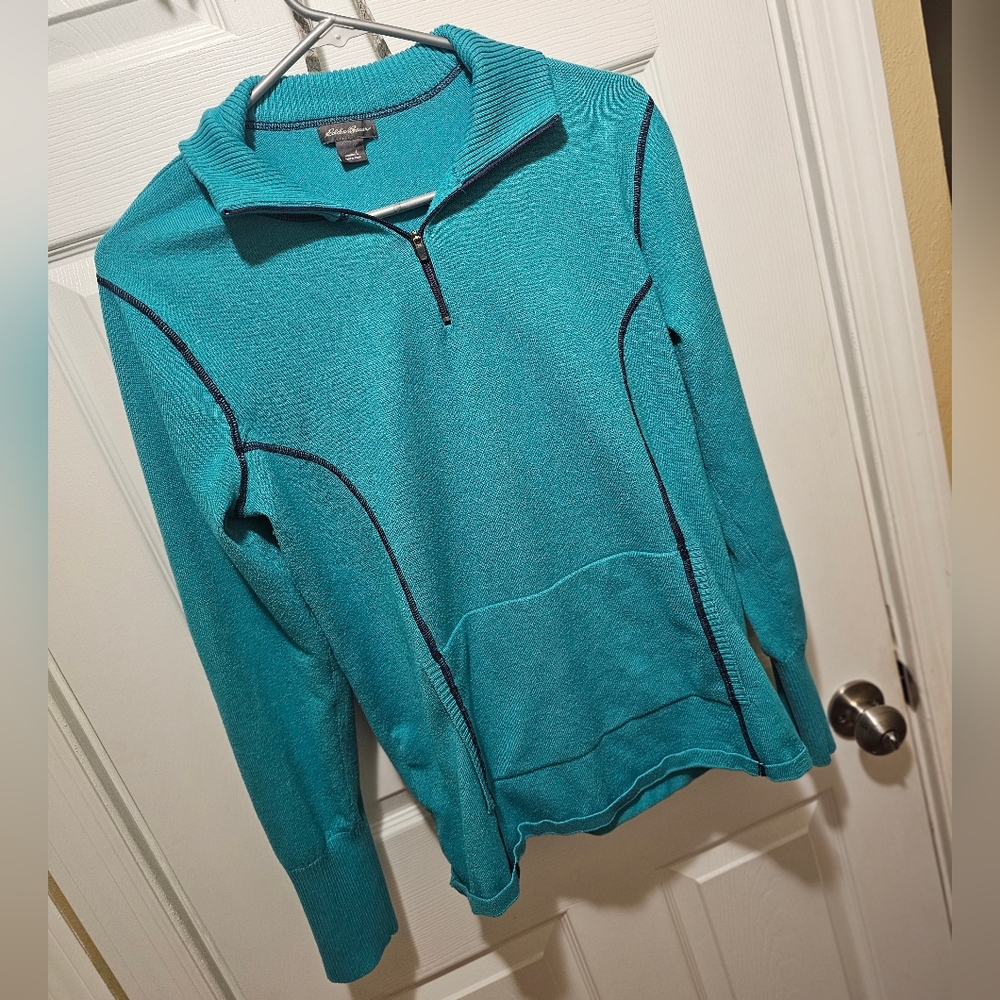 Eddie Bauer quarter zip sweater
